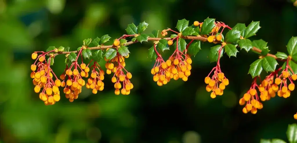 orange darwins barberries